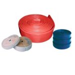 Furtun refulare plat din pvc DKD - 2" 2 bar. Rola de furtun de refulare are lungimea de 50 metri